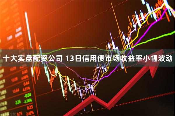 十大实盘配资公司 13日信用债市场收益率小幅波动