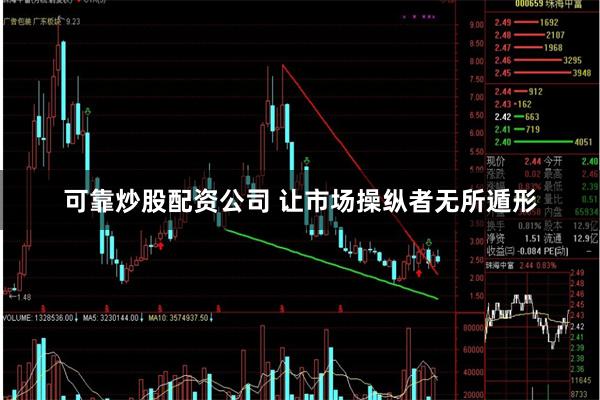 可靠炒股配资公司 让市场操纵者无所遁形