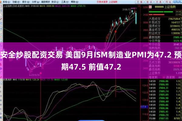 安全炒股配资交易 美国9月ISM制造业PMI为47.2 预期