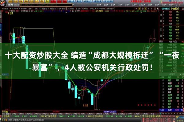 十大配资炒股大全 编造“成都大规模拆迁” “一夜暴富” ，4人被公安机关行政处罚！