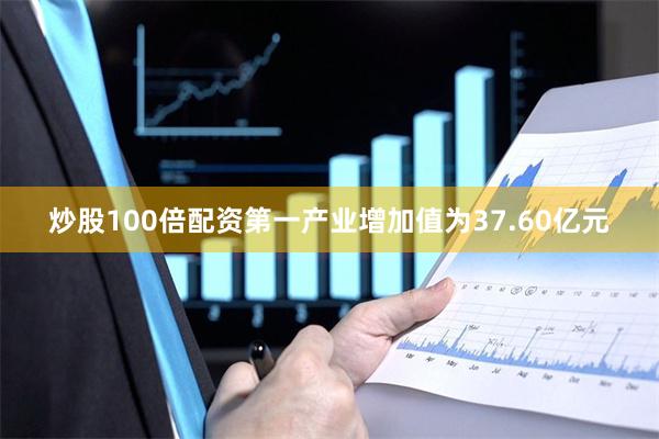 炒股100倍配资第一产业增加值为37.60亿元