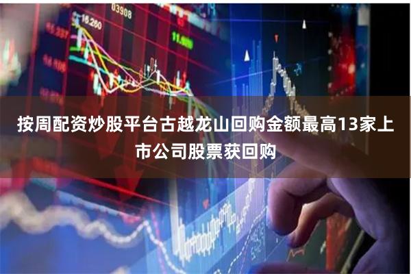 按周配资炒股平台古越龙山回购金额最高13家上市公司股票获